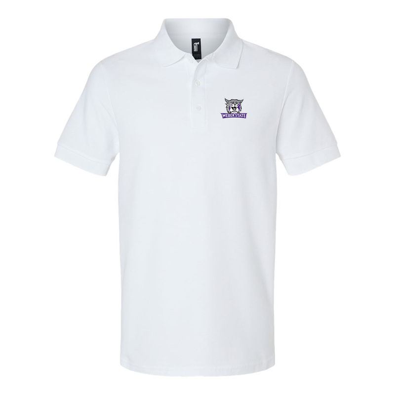 Men's Weber State Wildcats Gildan Hammer Pique Polo
